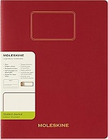 Zeszyt Moleskine Student Cahier XXL (21.6X27.9 cm) Gładki Czerwony/Szkarłatny (Moleskine Student XXL Plain Scarled Red Soft Cover) - 8056999276904